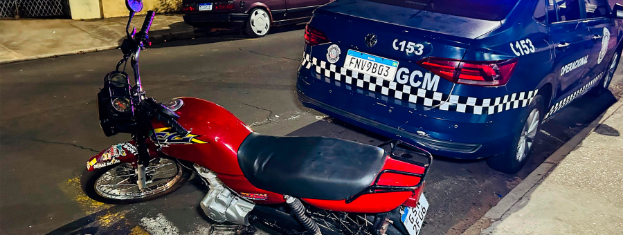 Jovem de 18 anos é preso com moto adulterada em Limeira