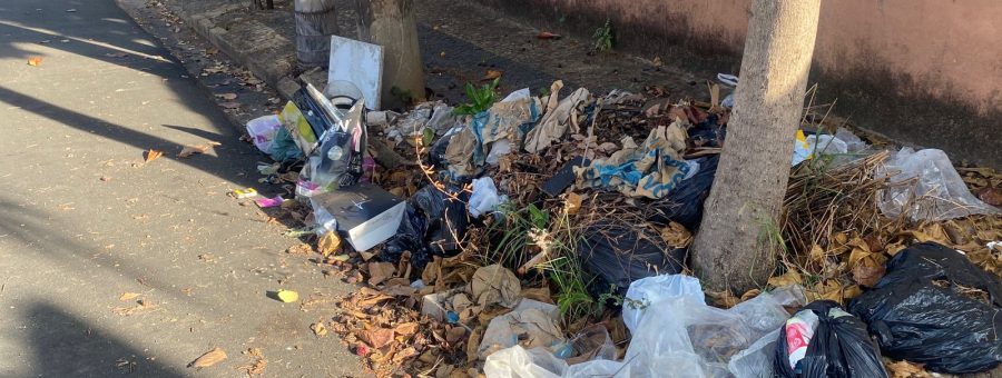 Moradores do Boa Vista enfrentam abandono e sujeira na Rua São Paulo, em Limeira