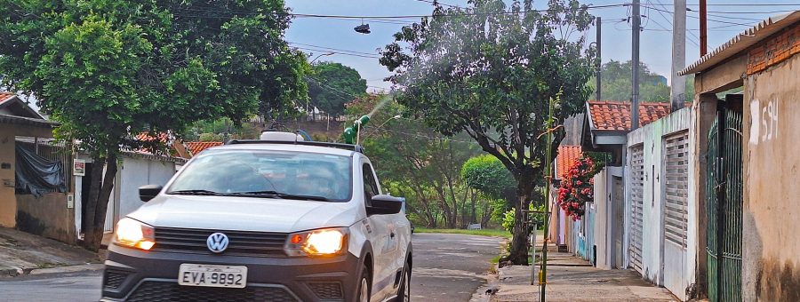 Nebulização contra dengue segue no bairro Abílio Pedro