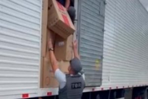 PM Rodoviária apreende 300 mil maços de cigarros contrabandeados no interior de São Paulo