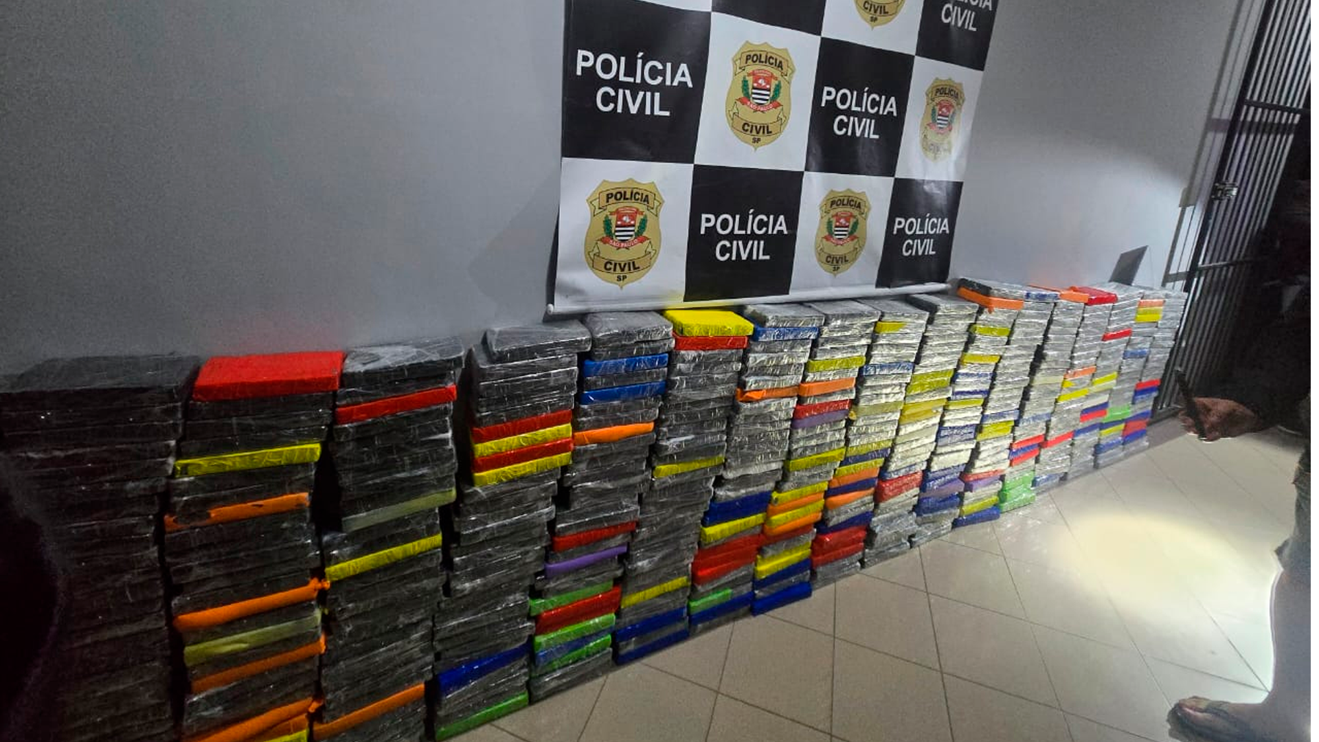 Dise impede envio de 500 kg de cocaína ao exterior e prende dupla no litoral de SP