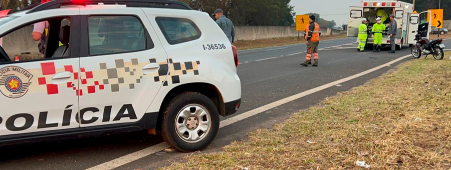 Agente de trânsito atropela cachorra e fica ferido na Limeira-Piracicaba