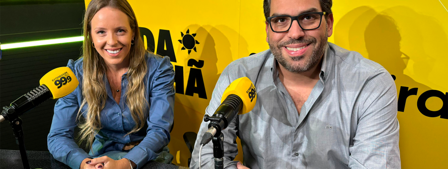 Estreia segunda o programa Toda Manhã na Estereosom com Caio Bortolan e Paula Martins