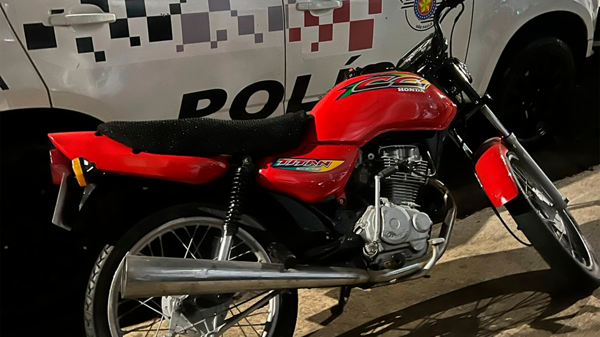 Homem é preso após ser flagrado com moto adulterada em Limeira