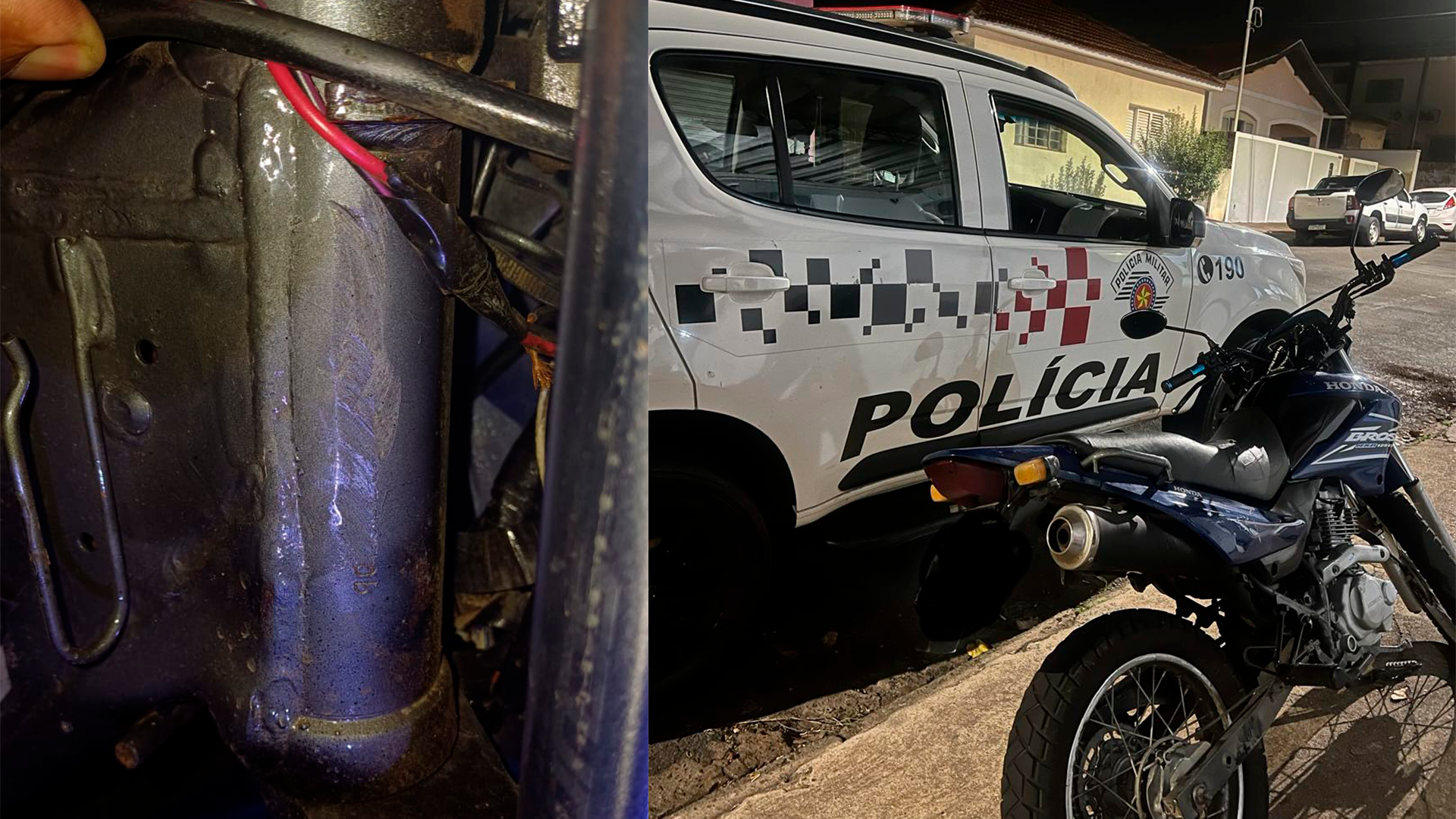 Mulher é presa com moto adulterada na garagem de casa em Limeira (SP)