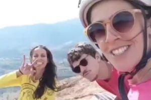 Vídeo mostra Daiane minutos antes da tragédia na Pedra do Elefante