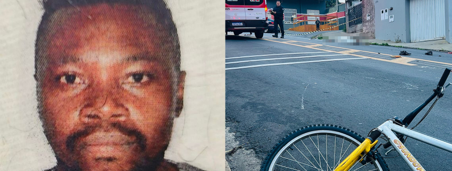 Ciclista cai, é atropelado por três veículos e morre no Jd. Cavinato