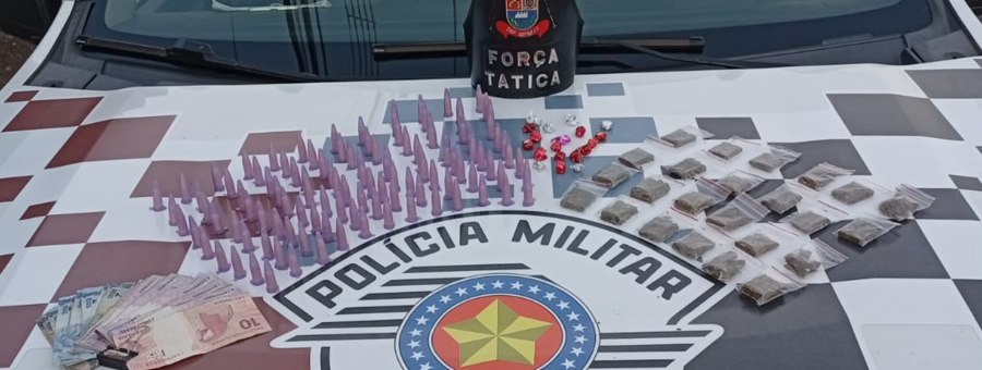 Homem é preso com drogas no Jardim Ernesto Kuhl em Limeira