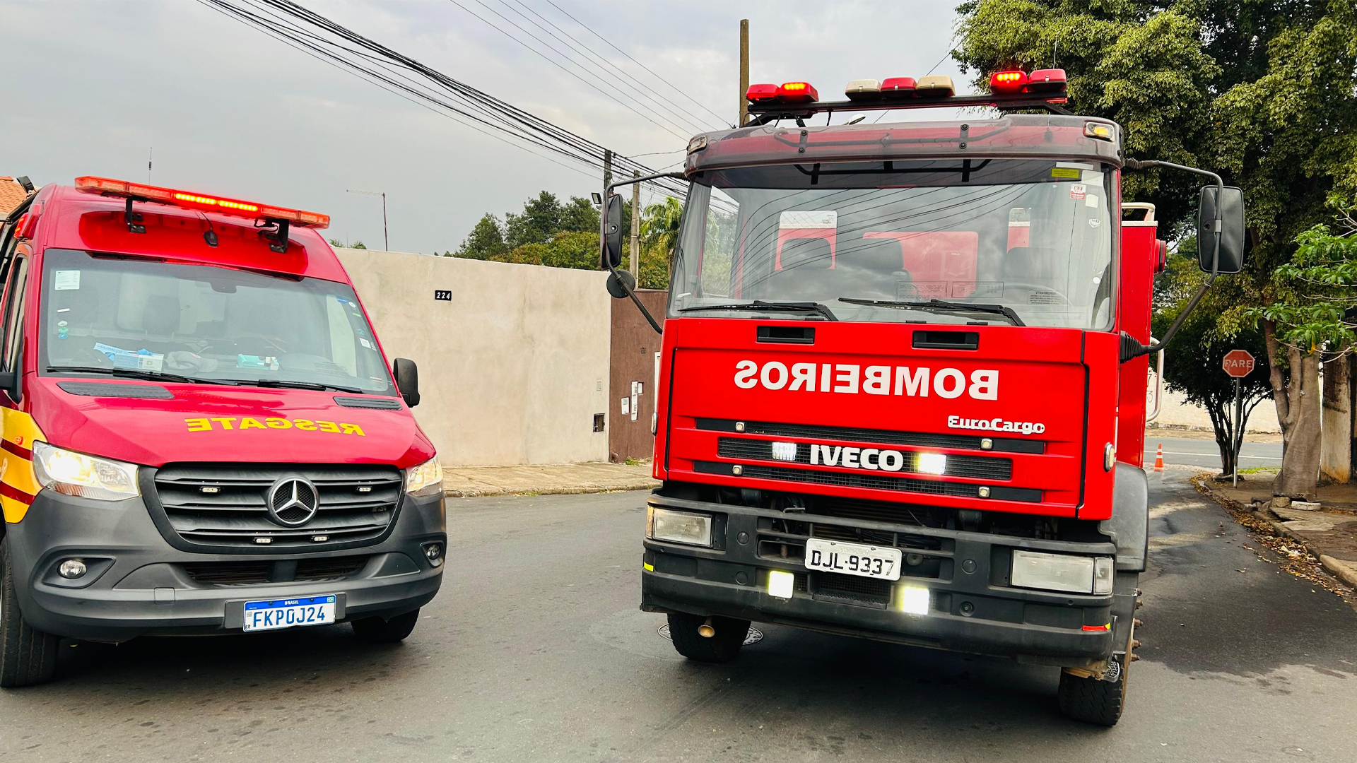 Incêndio atinge residência no Jardim São Pedro, em Limeira
