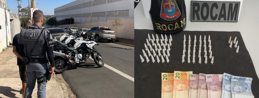 Jovem é preso com mais de 60 porções de cocaína em Limeira