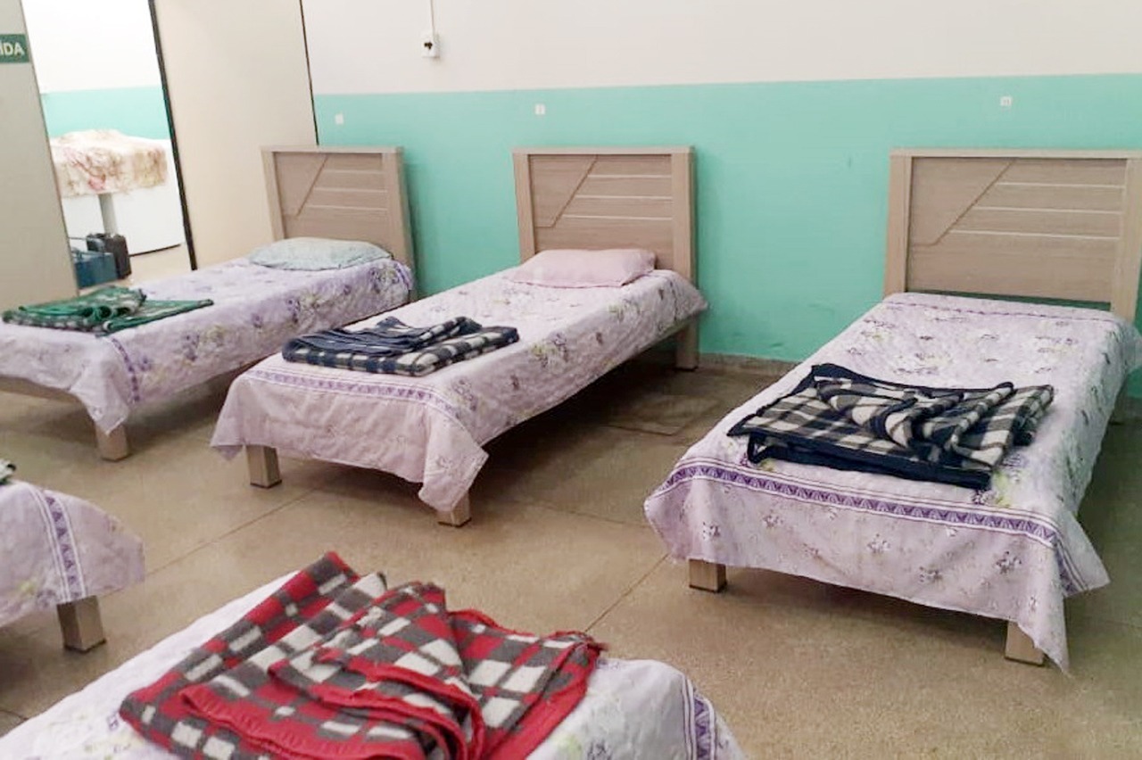 Limeira registra -0,1 C e abriga 77 pessoas em situação de rua