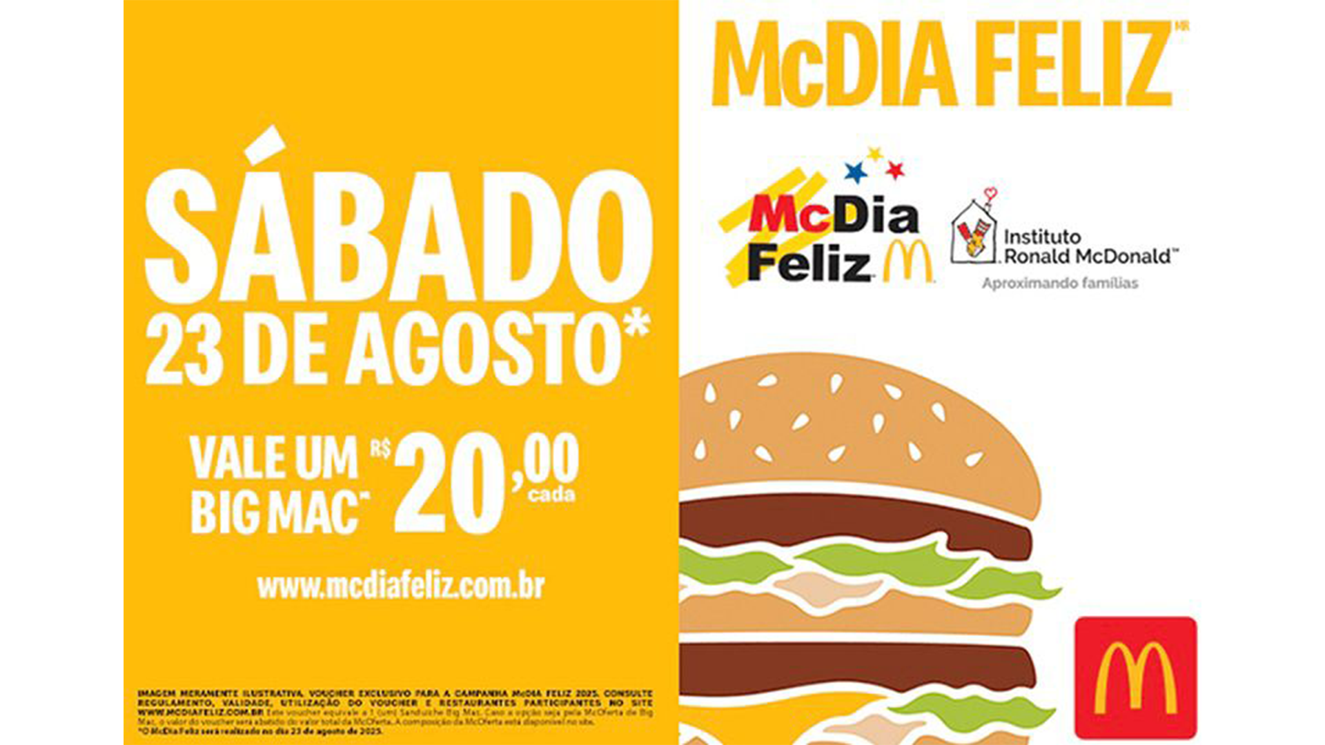 McDia Feliz 2025 dá largada às vendas antecipadas de Big Mac