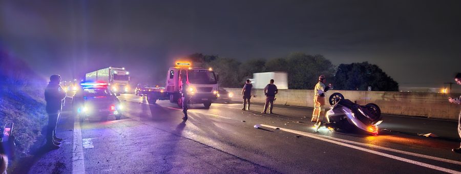 Motociclista morre após colisão traseira na Rodovia Anhanguera