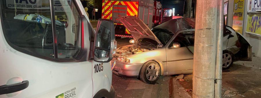 Quatro jovens ficam feridos em acidente na Via Francisco D’Andréa, em Limeira