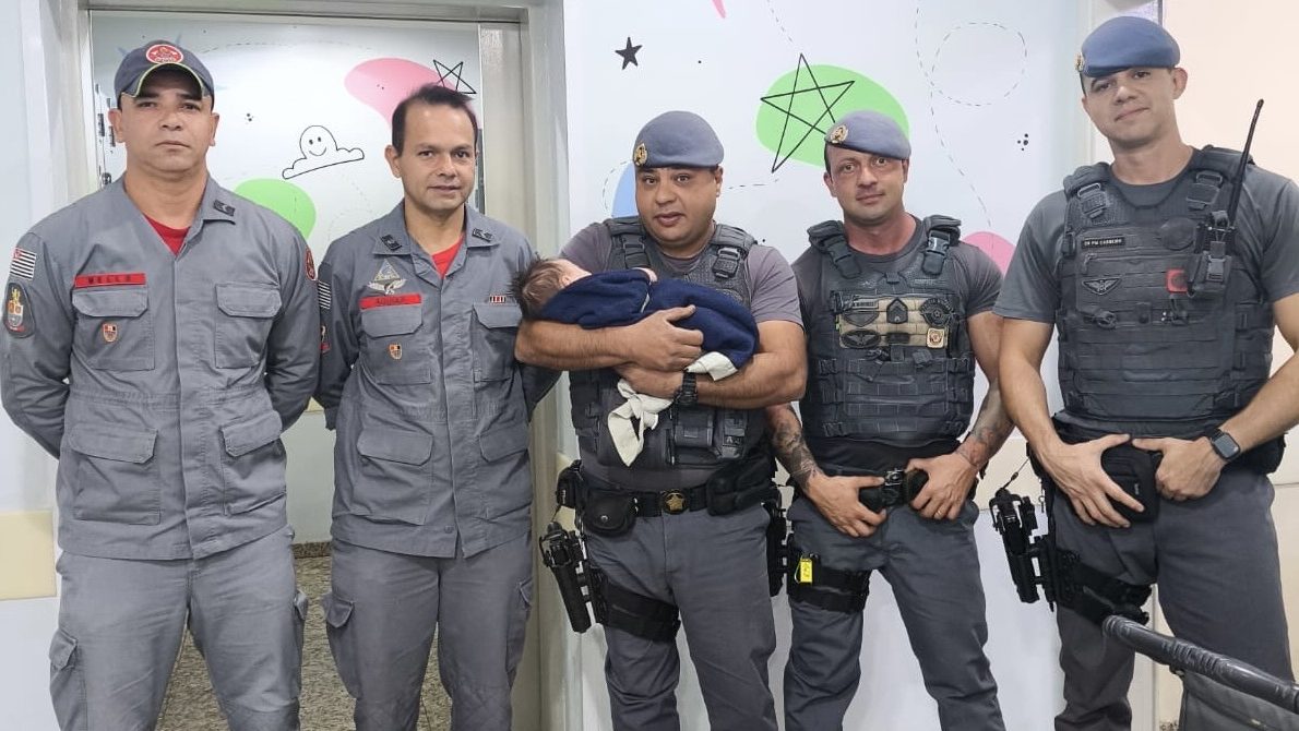 Polícia Militar salva bebê engasgado em Limeira