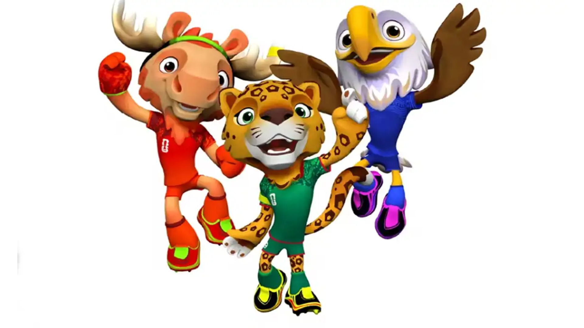 Fifa apresenta trio de mascotes para a Copa do Mundo de 2026
