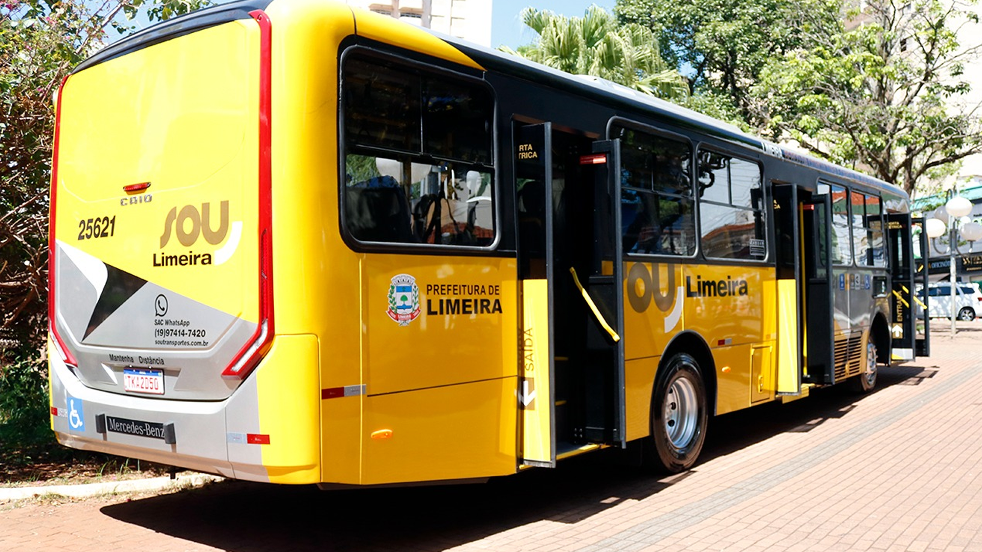 Linha especial de ônibus vai atender população na festa de aniversário de Limeira