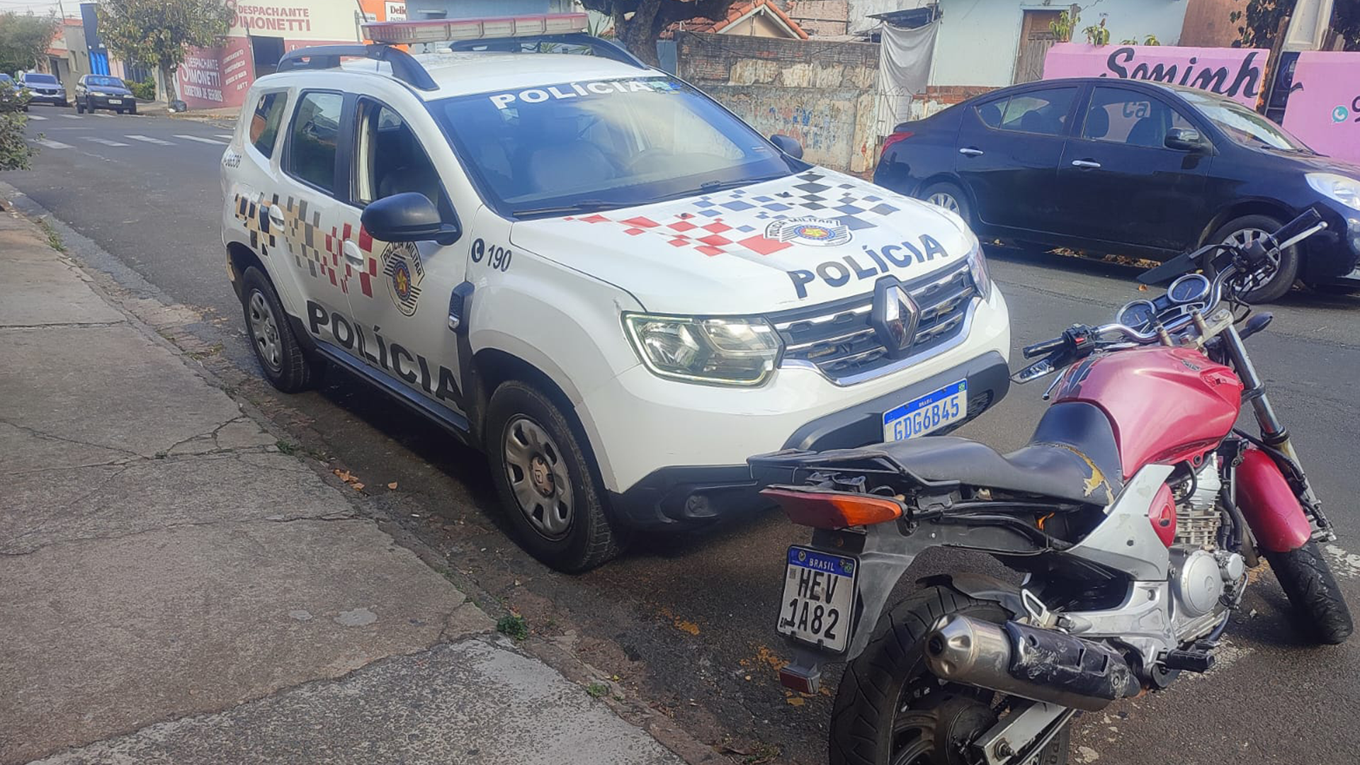 Moto com chassi adulterado é apreendida no Anel Viário de Limeira