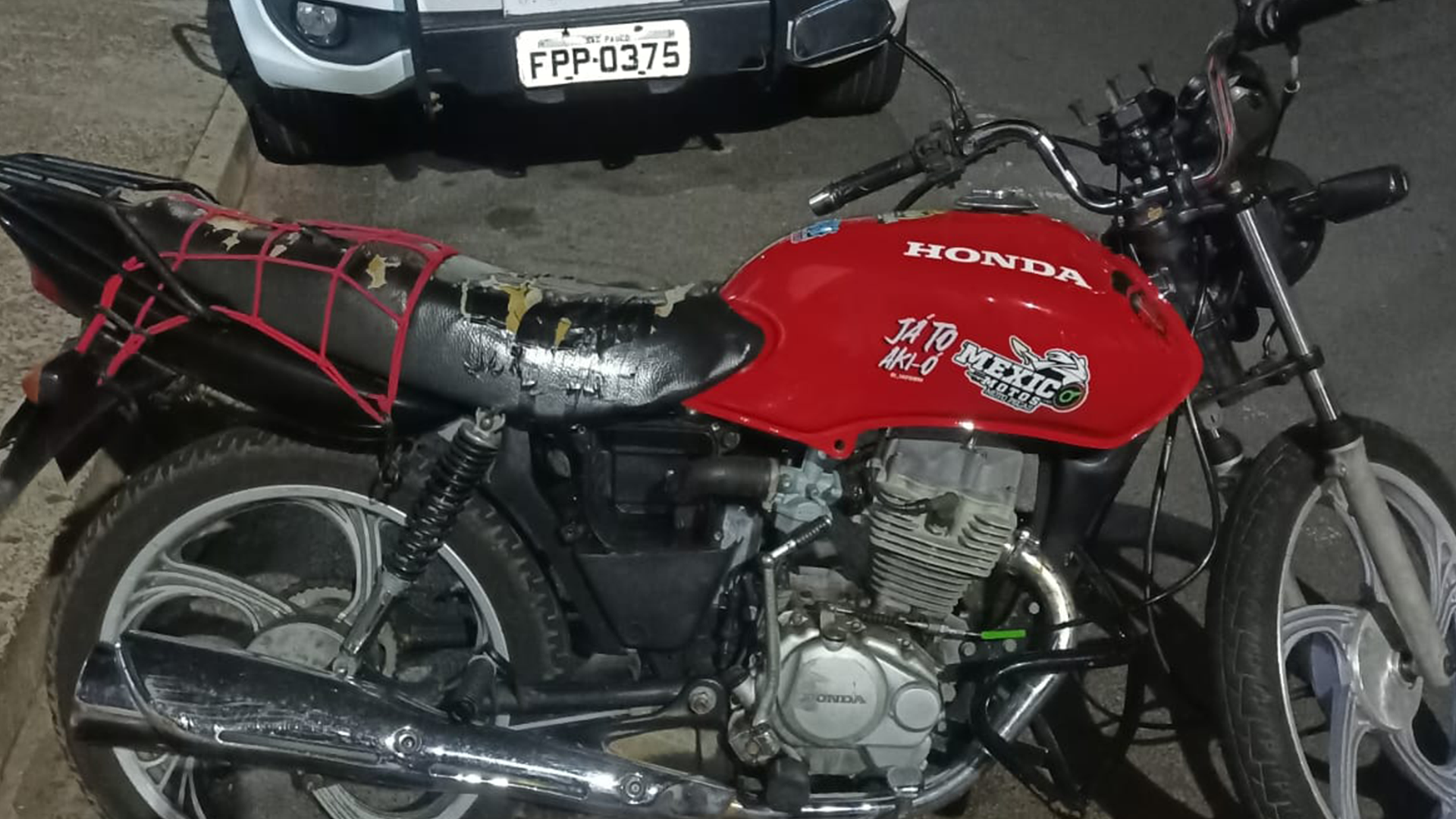 Moto com queixa de roubo é apreendida pela PM no Ernesto Kuhl, em Limeira