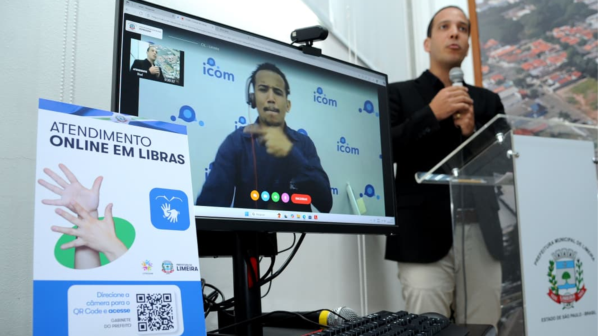 Prefeitura amplia acessibilidade com plataforma de Libras em 56 serviços públicos de Limeira