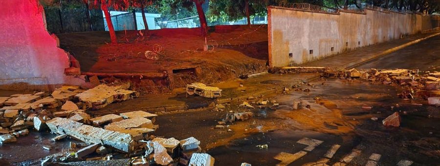 Em apenas 1 hora de chuva, Limeira registra queda de árvores e alagamentos