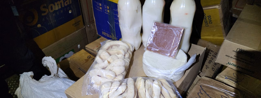 GCM flagra caminhão com 5 toneladas de alimentos sem refrigeração em Limeira
