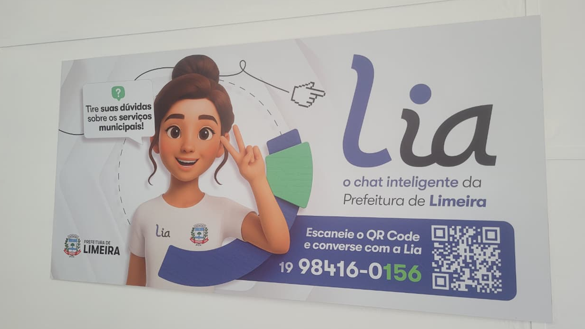 Lia, IA da Prefeitura de Limeira pelo WhatsApp, completa um mês com mais de 20 mil interações