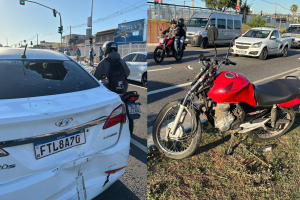 Motociclista fica ferido após bater na traseira de carro no Anel Viário, em Limeira