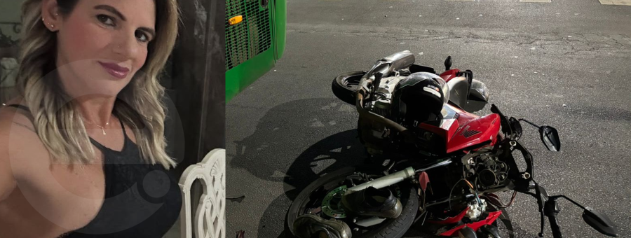 Mulher que atingiu ônibus no Centro de Limeira morre após 20 dias internada