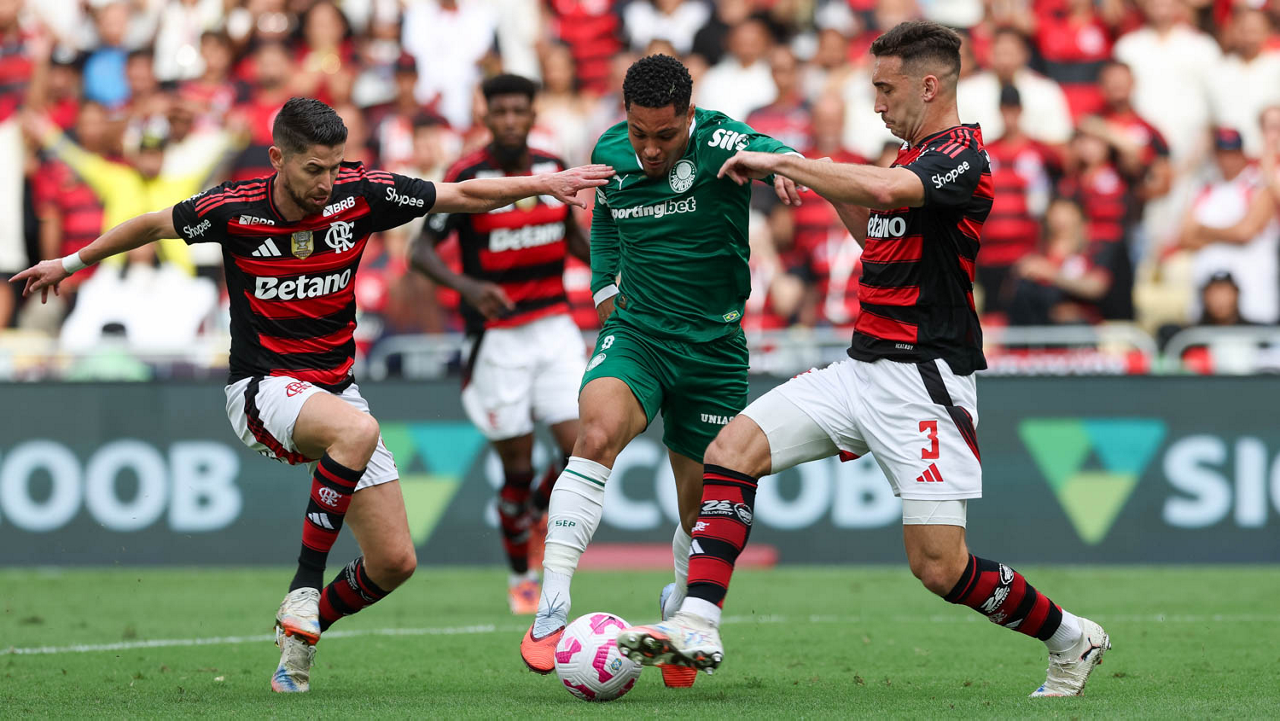 Palmeiras é derrotado pelo Flamengo e Mirassol supera São Paulo