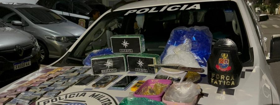 3 são presos por tráfico de drogas em operação da PM em Limeira