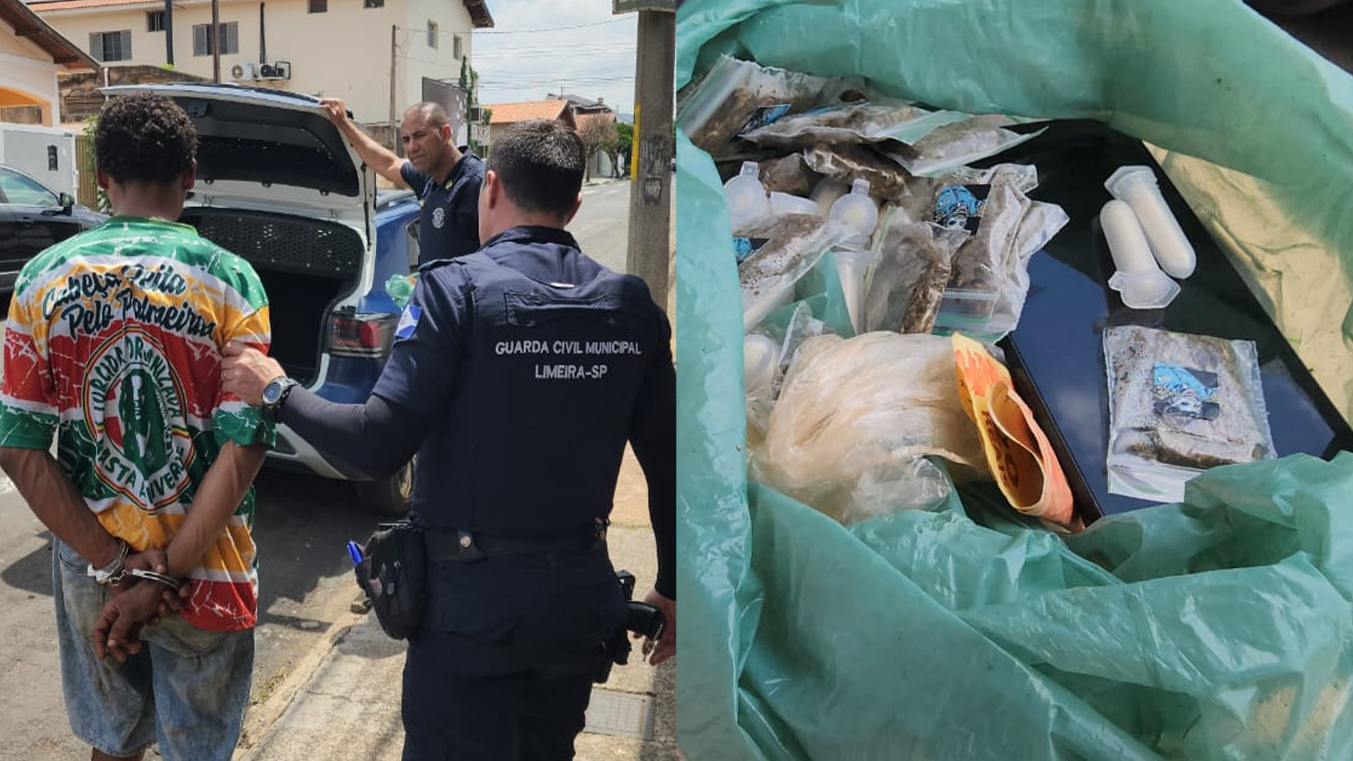 Homem é detido com porções de drogas perto de escola no Santa Eulália