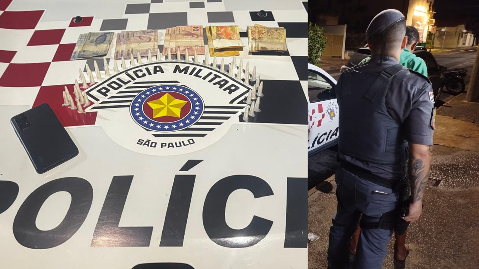 Homem é preso por tráfico de drogas após ser flagrado vendendo cocaína no Pq. Hipólito, em Limeira