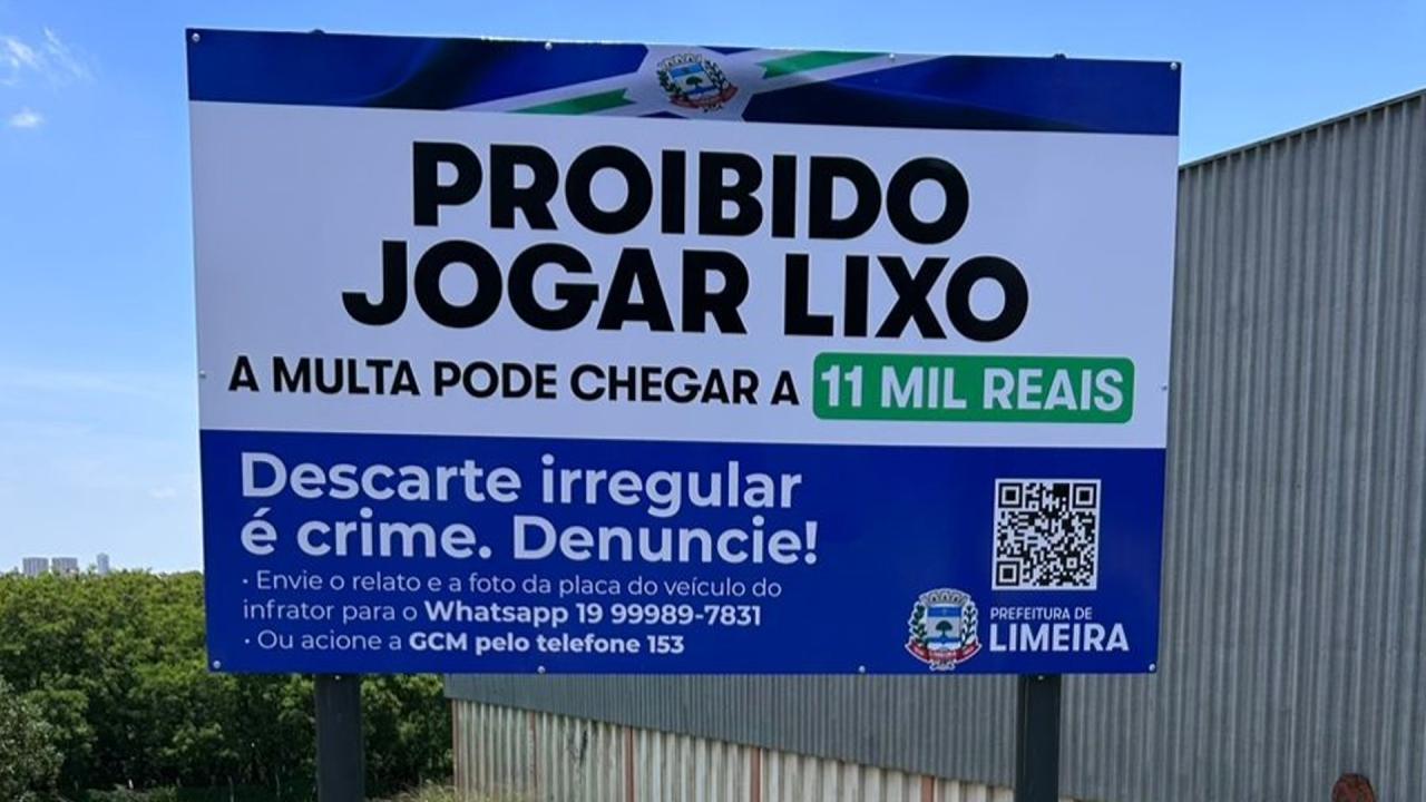 Limeira amplia combate ao descarte irregular com novas ações e canal exclusivo para denúncias