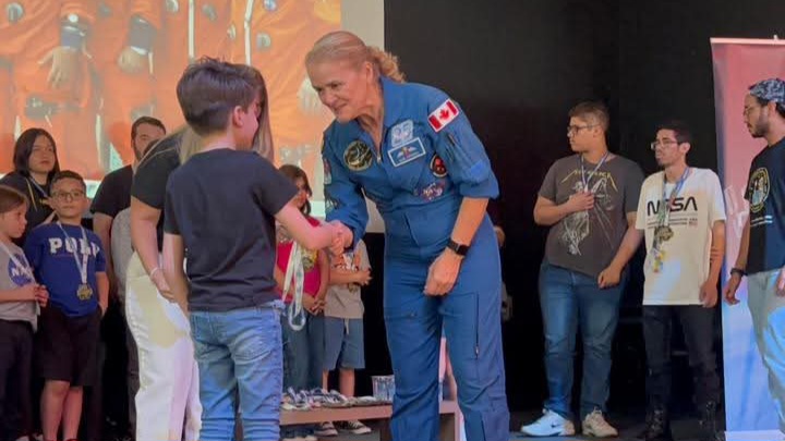 astronauta canadense Julie Payette