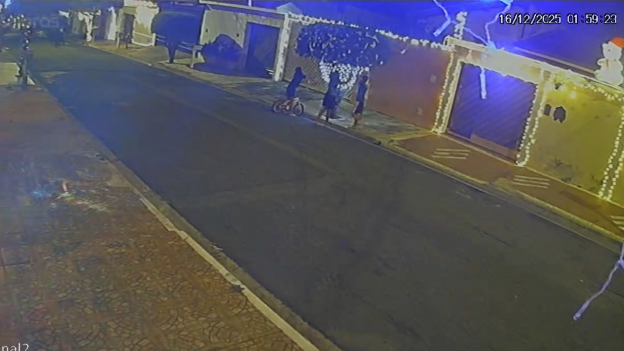 Crianças destroem enfeites natalinos de ruas do Jd. das Palmeiras, em Limeira