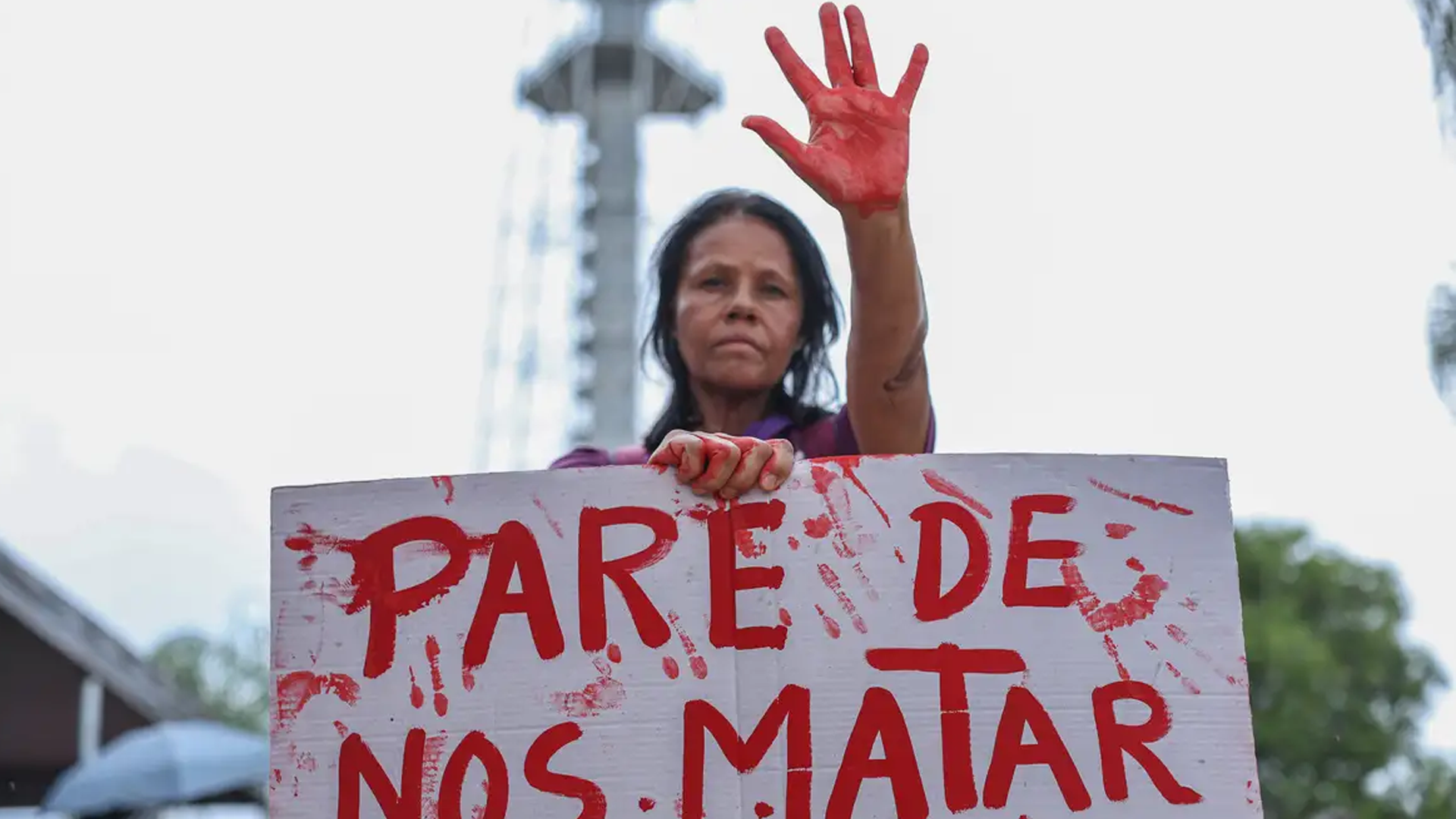 Em Brasília, mulheres denunciam feminicídios e a omissão do Estado