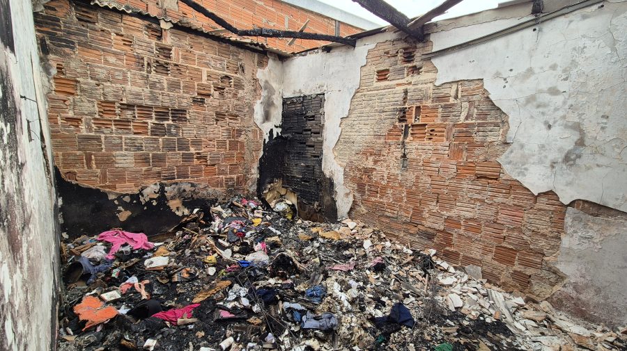 Família de Limeira perde casa em incêndio e pede ajuda para recomeçar