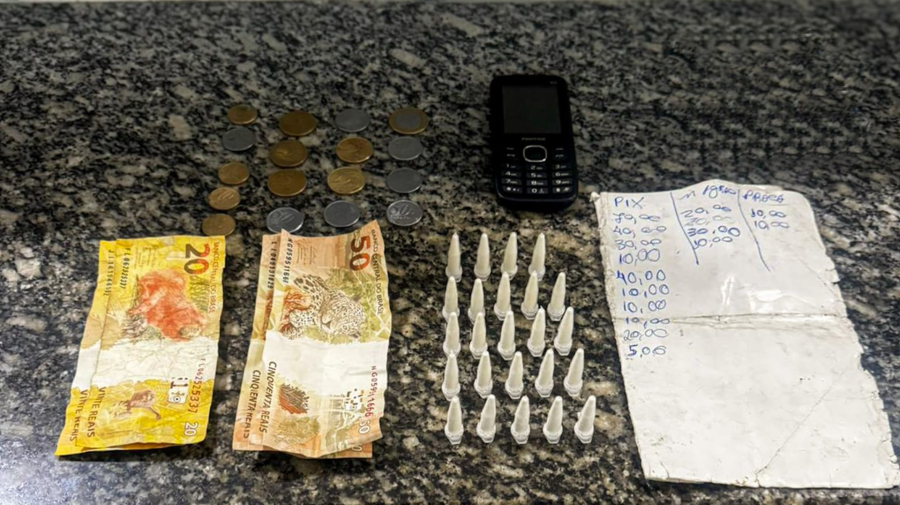 Homem é preso traficando cocaína no Pq. Hipólito, em Limeira