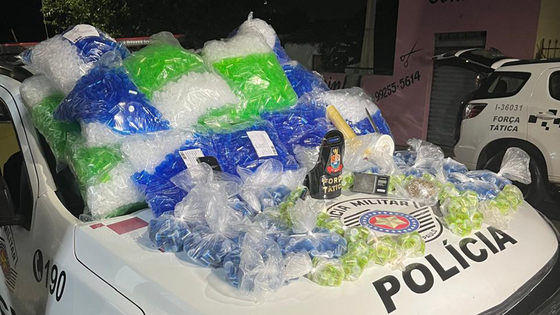 Jovem é preso com 4,5 kg de maconha no Jd. Ernesto Kuhl, em Limeira