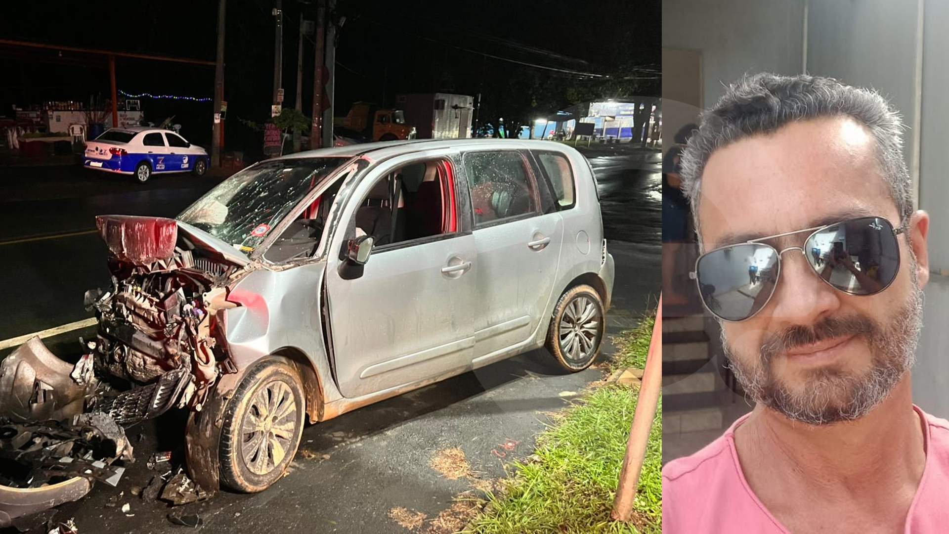 Morre passageiro de veículo que bateu em muro nos Pires, em Limeira