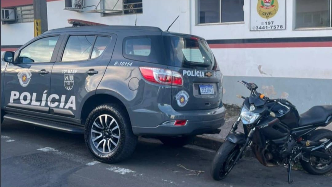 Moto roubada é localizada em residência no Jd. Cordeiro, em Cordeirópolis