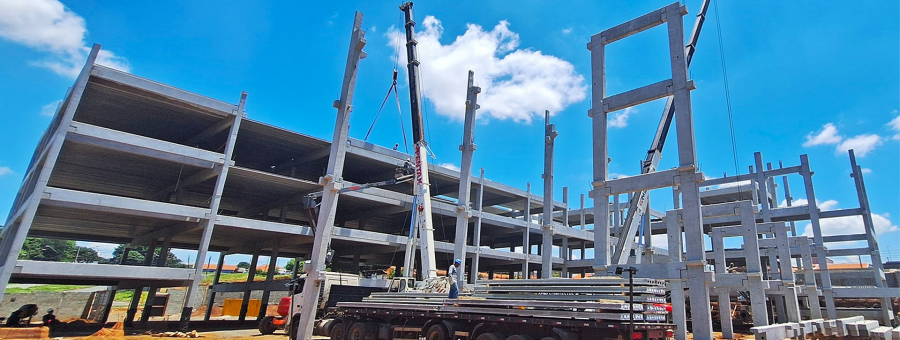 Obras da nova escola estadual avançam no Jd. Lagoa Nova e entram em etapa de infraestrutura externa