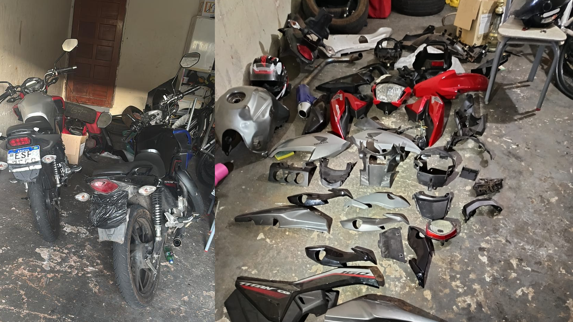 PM localiza peças de motos após abordagem pela região da Vista Alegre, em Limeira