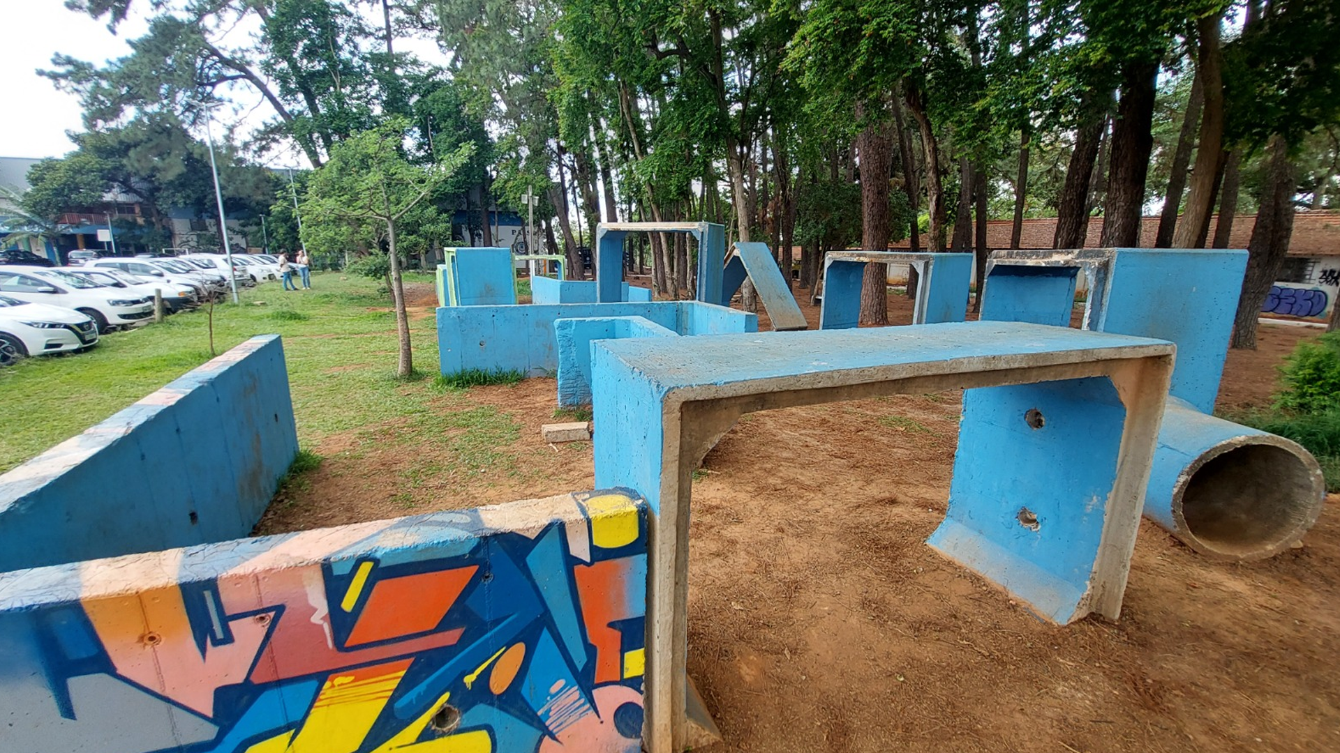 Parque Cidade de Limeira ganha espaço para prática de parkour