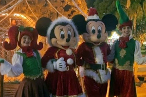 Personagens natalinos animam a Praça Toledo Barros durante o Natal Pela Paz