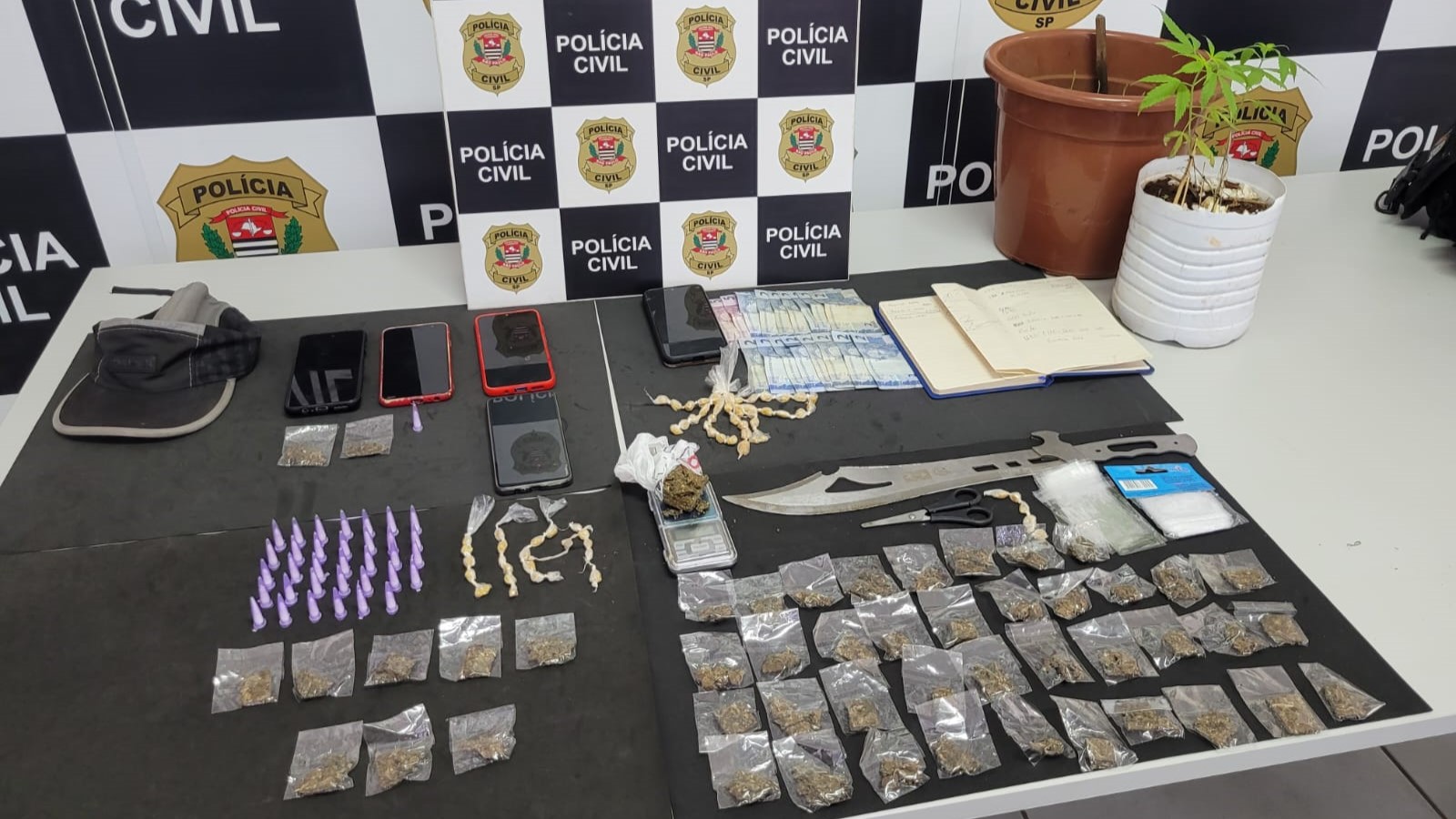 Polícia Civil prende trio e apreende drogas em ponto conhecido de Iracemápolis