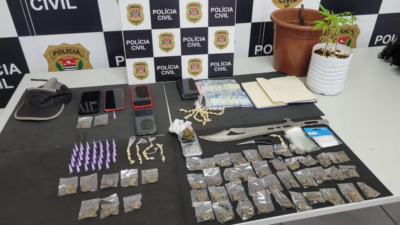 Polícia Civil prende trio e apreende drogas em ponto conhecido de Iracemápolis