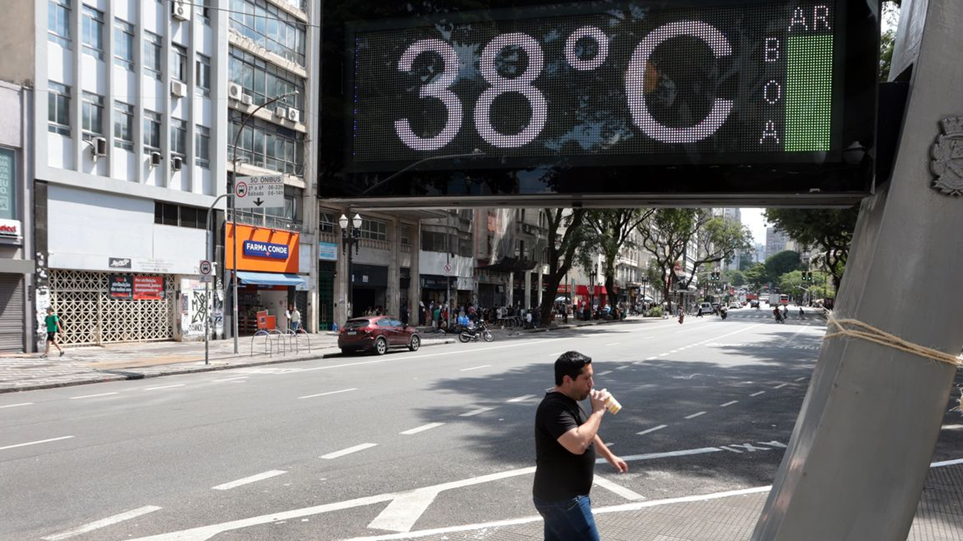 Temperatura em São Paulo chega a 37,2ºC e bate recorde para dezembro