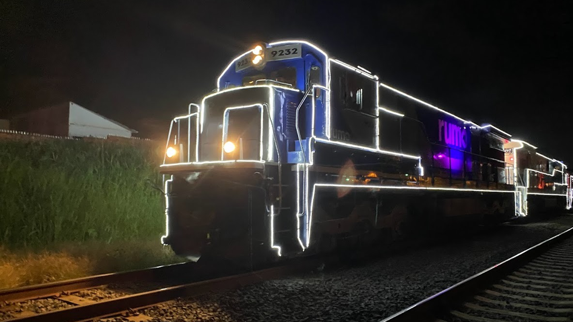 Trem Iluminado da Rumo passa em Limeira nesta segunda-feira